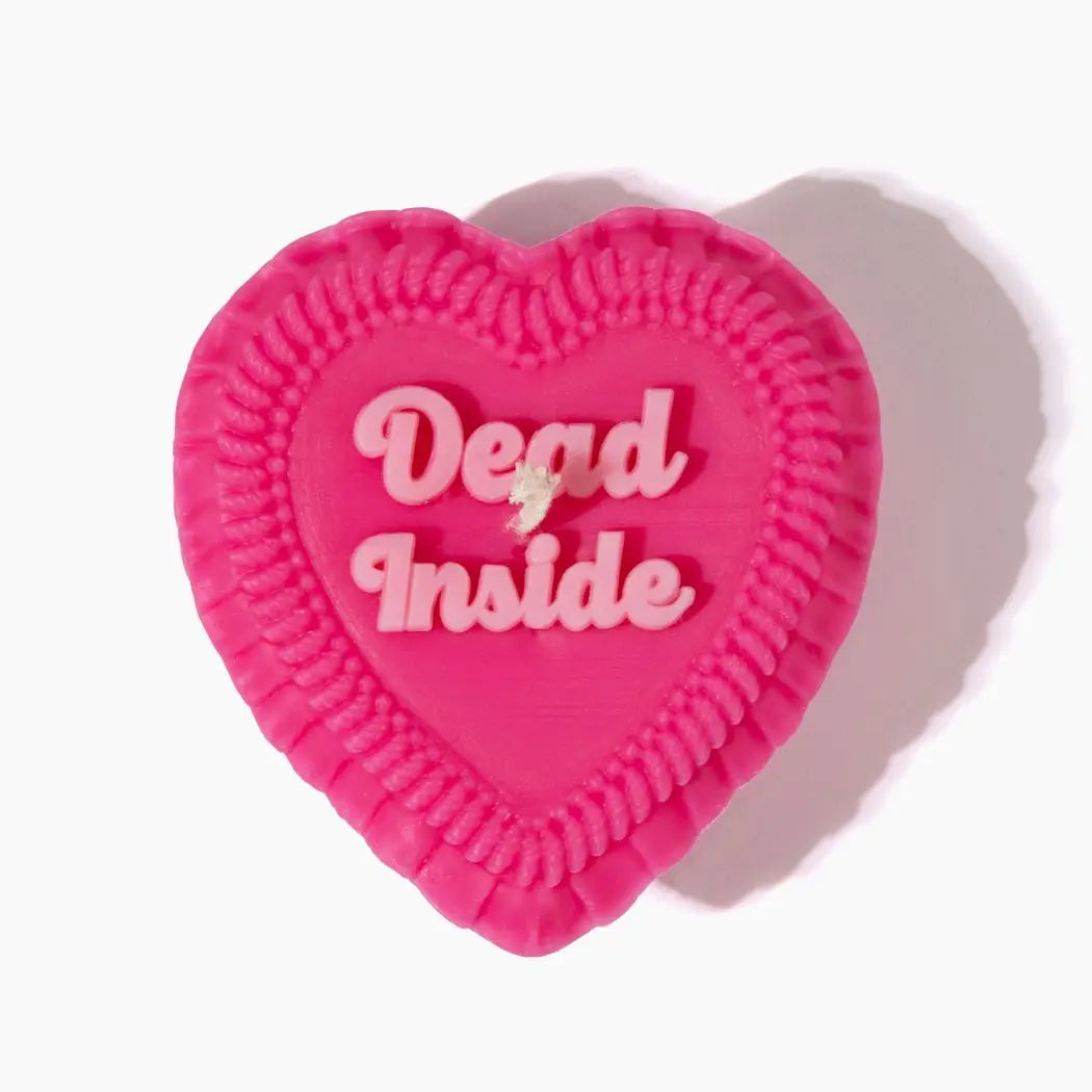 Retro Cake Candle - Dead Inside.