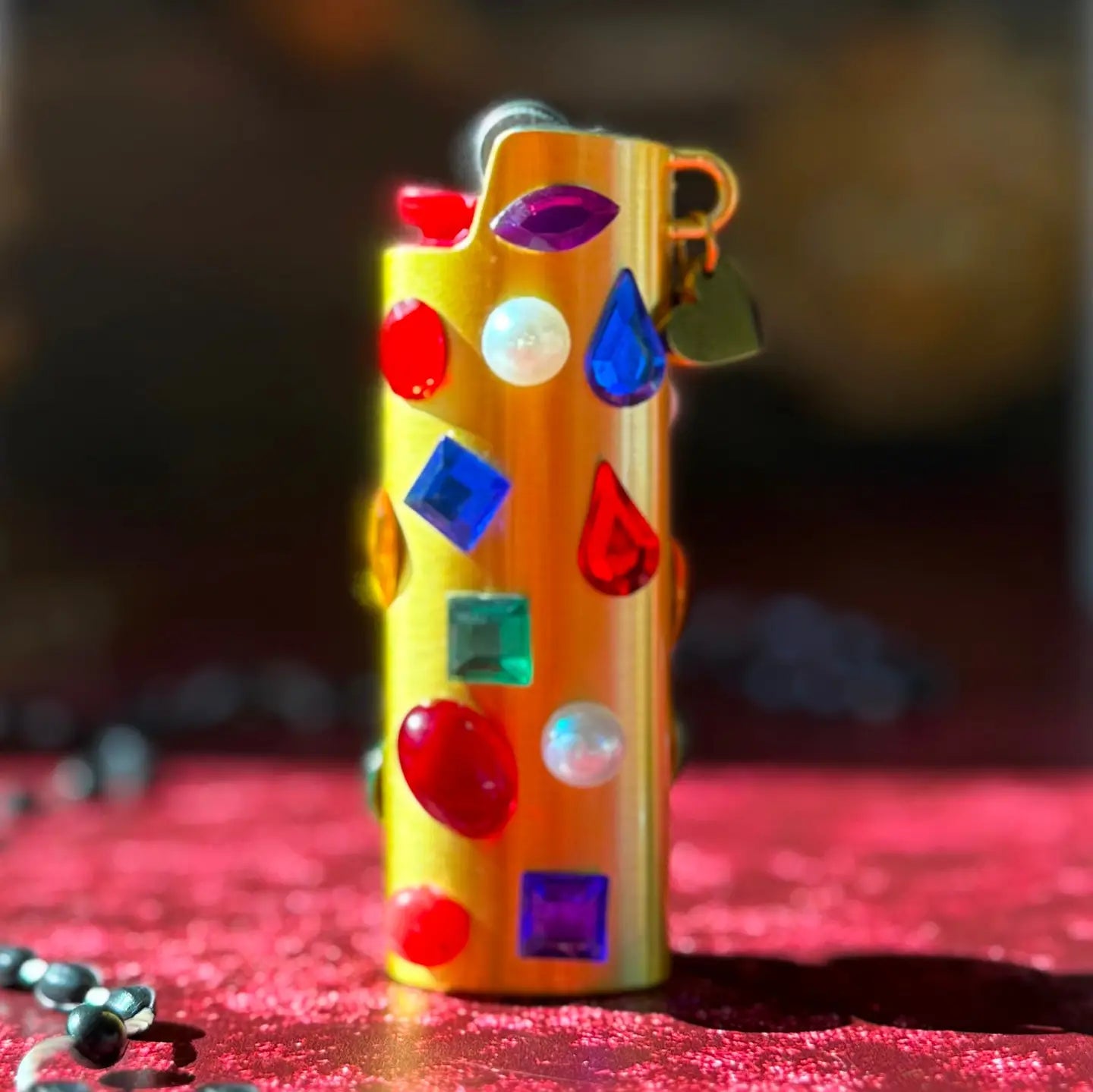 Bejeweled Lighter Case.