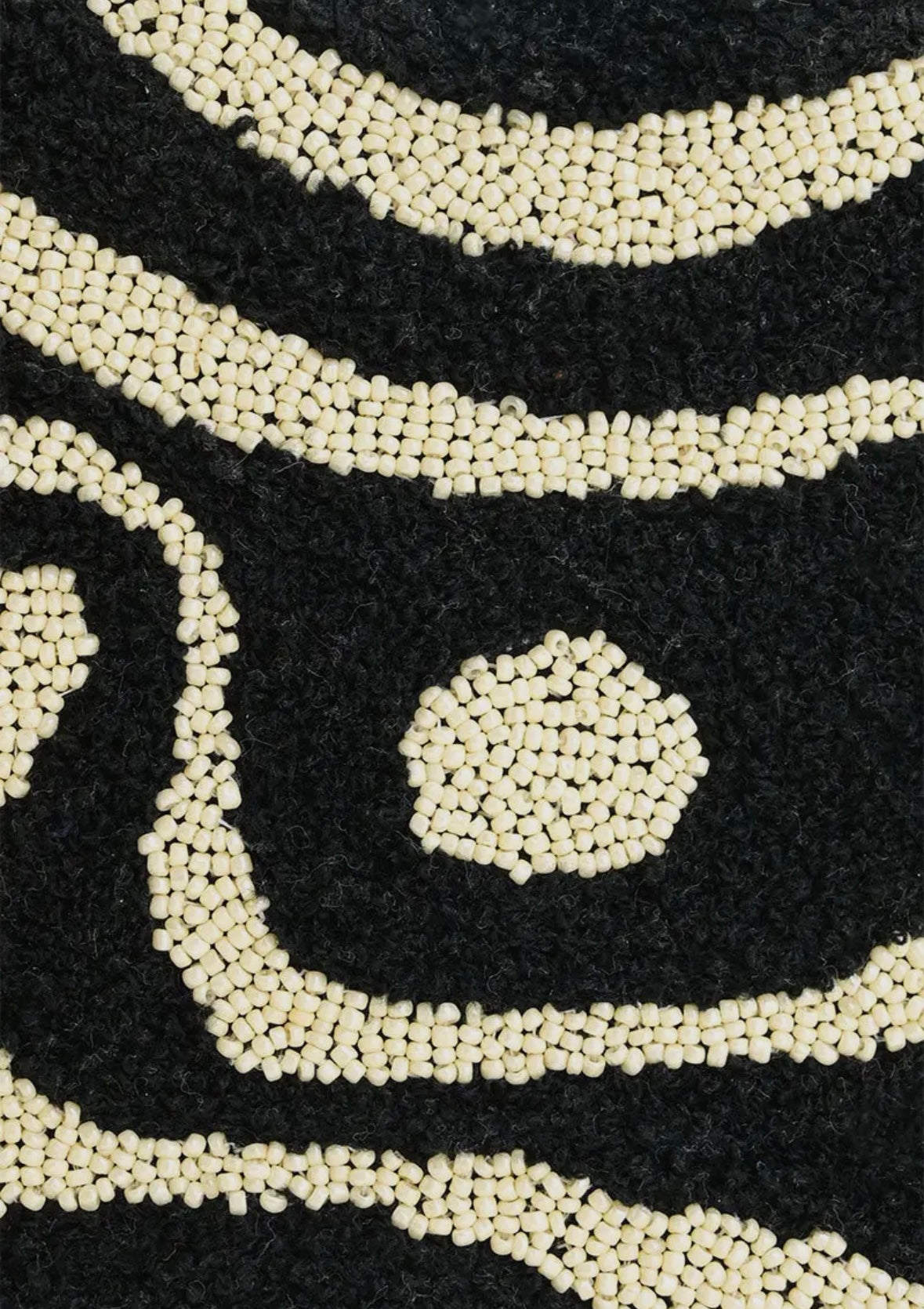 The Soho Inked Tufted & Beaded Shoulder Bag