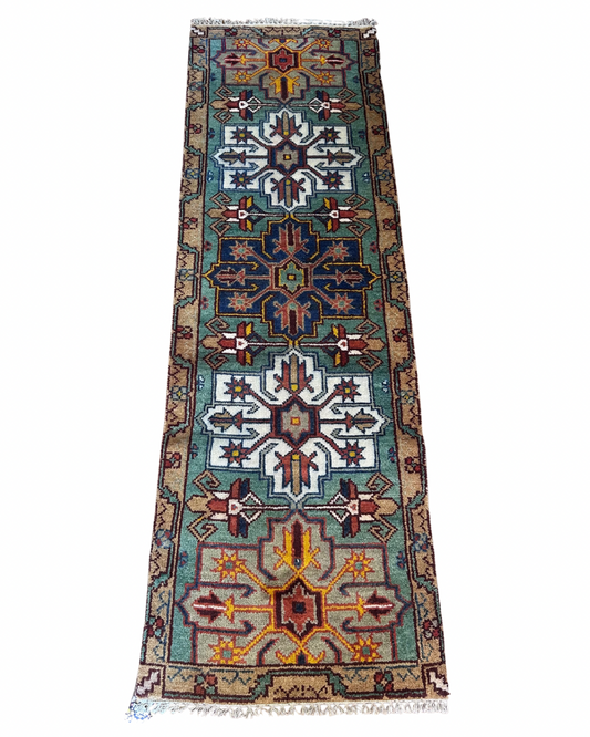 Turkish Wool Rug - 2.6FT x 9FT