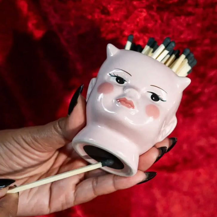 Devil Head Ethel Match Striker & Holder