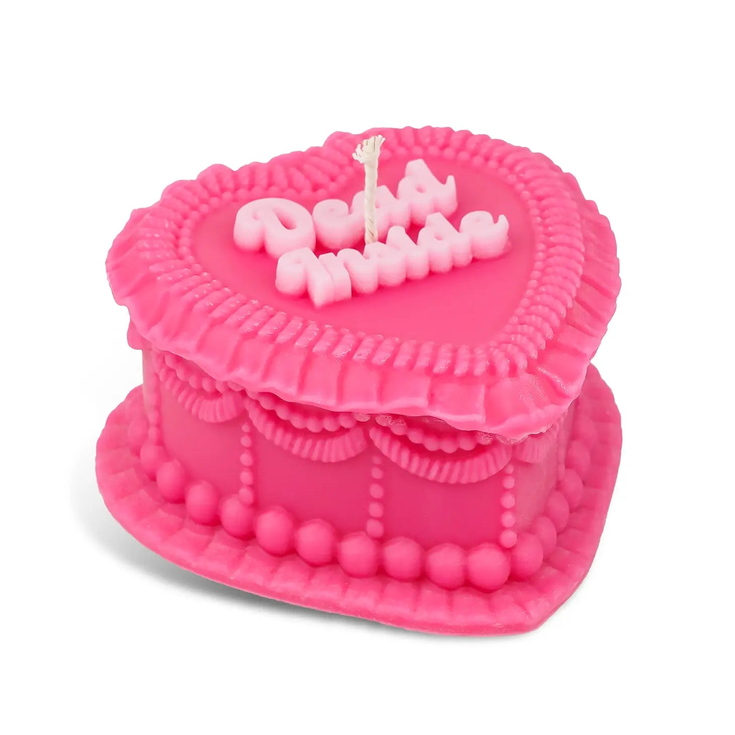 Retro Cake Candle - Dead Inside.