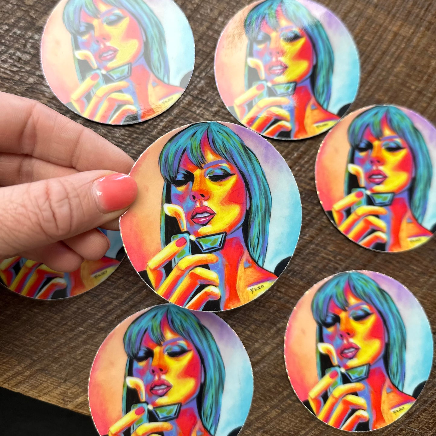 Taylor Flame Sticker.