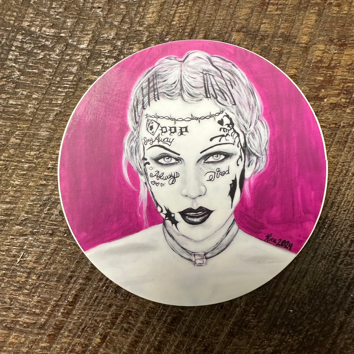 Tortured Poets Department Taylor Swift Sticker