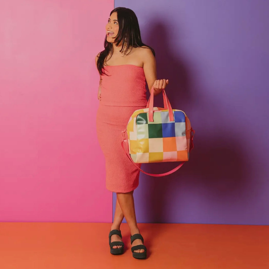 Bold Checker Skate Bag