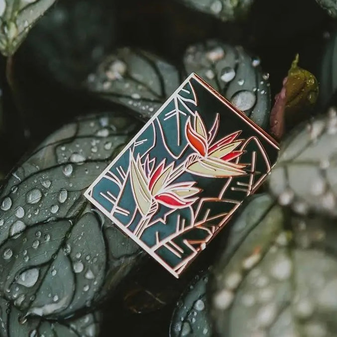 Bird of Paradise Enamel Pin