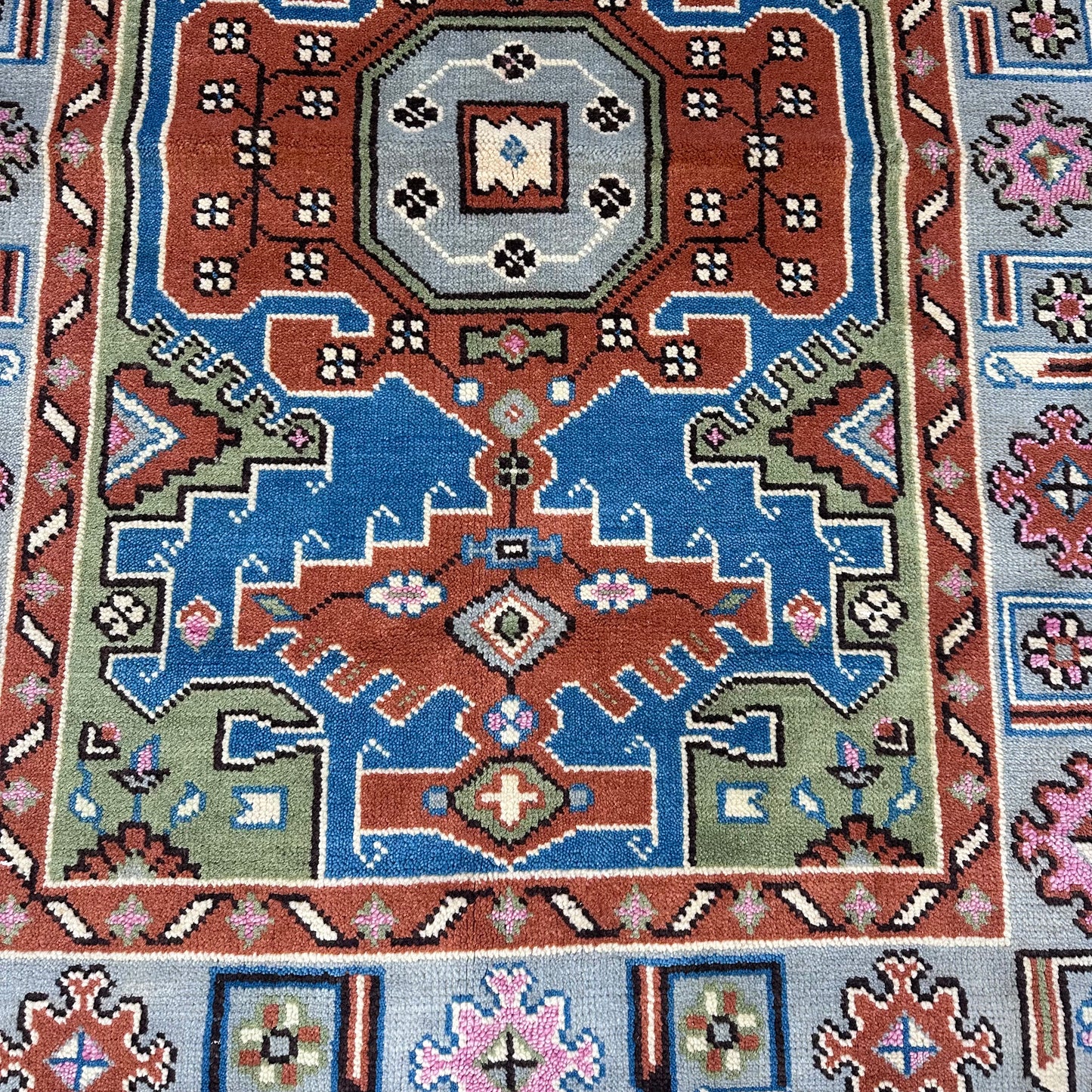 Turkish Wool Rug - 4FT x 3.5FT