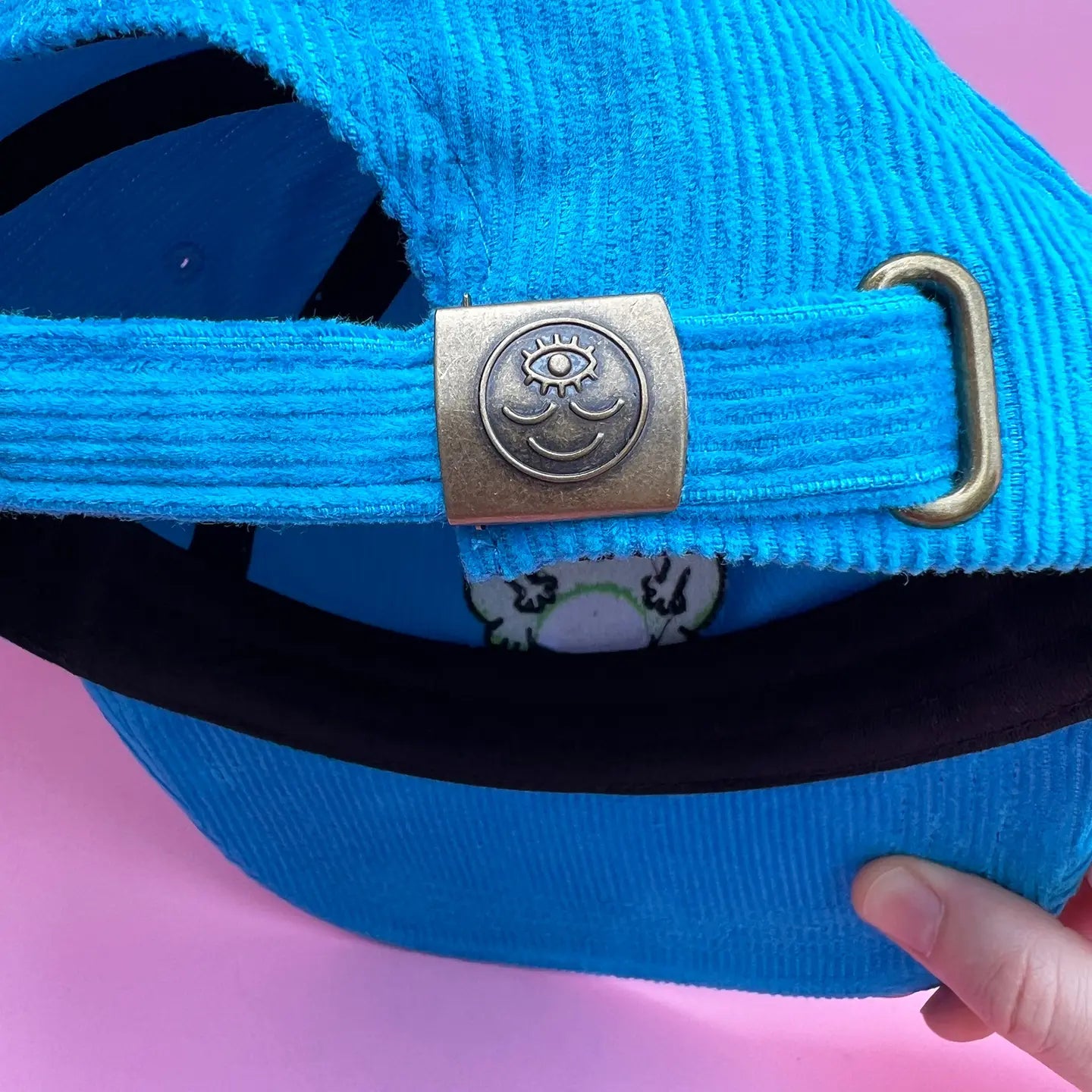 Corduroy Hat - Blue Frog
