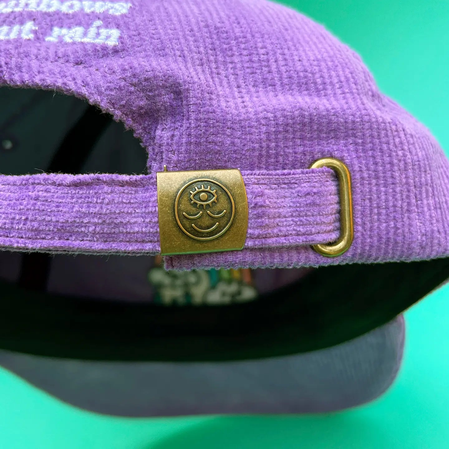 Corduroy Hat - Purple Rainbow