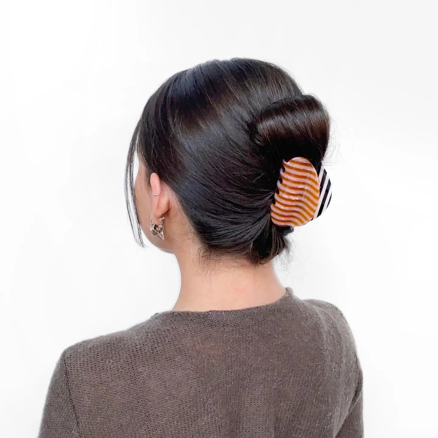 Juno Claw Clip In Stripes