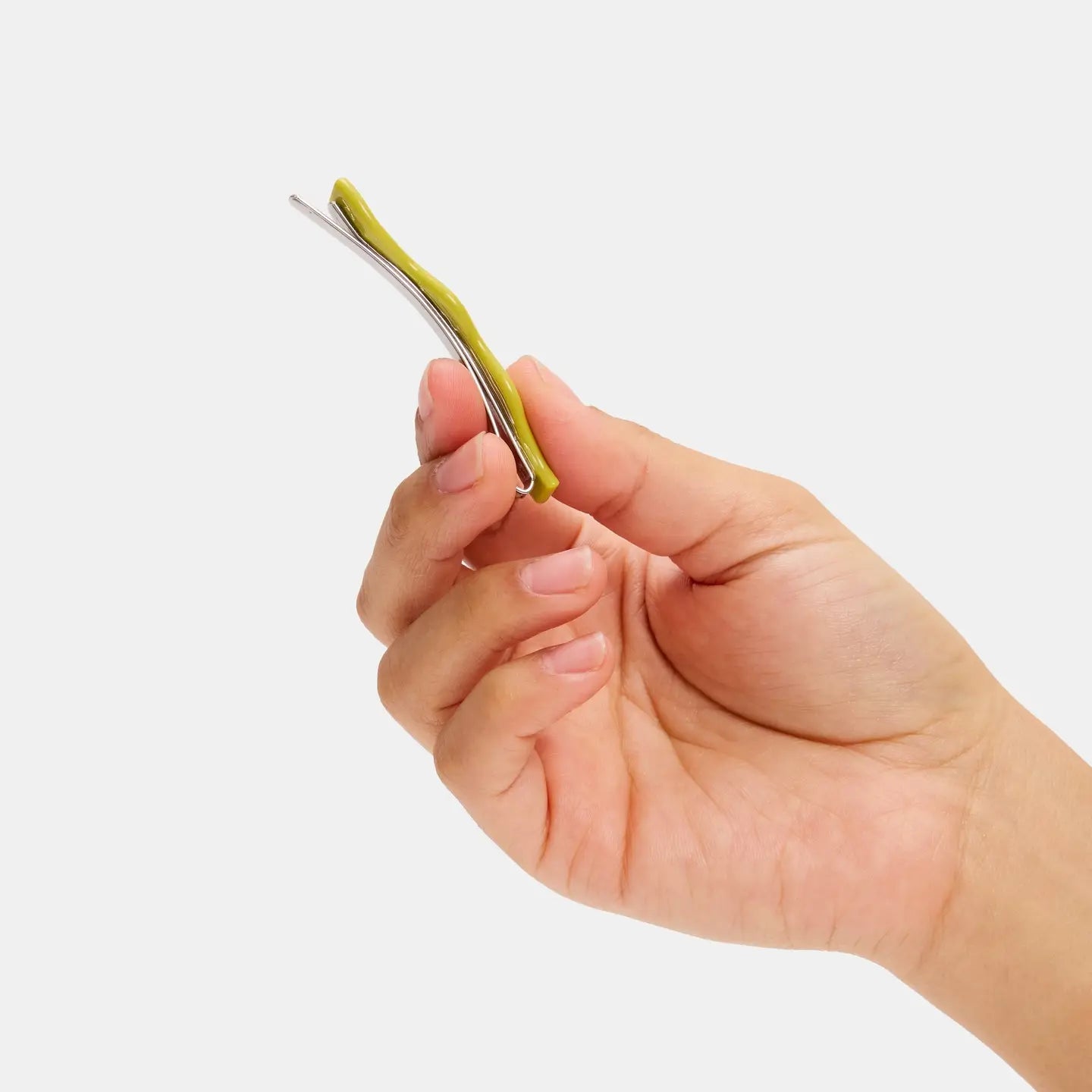 Slide Clips in Lilac + Chartreuse