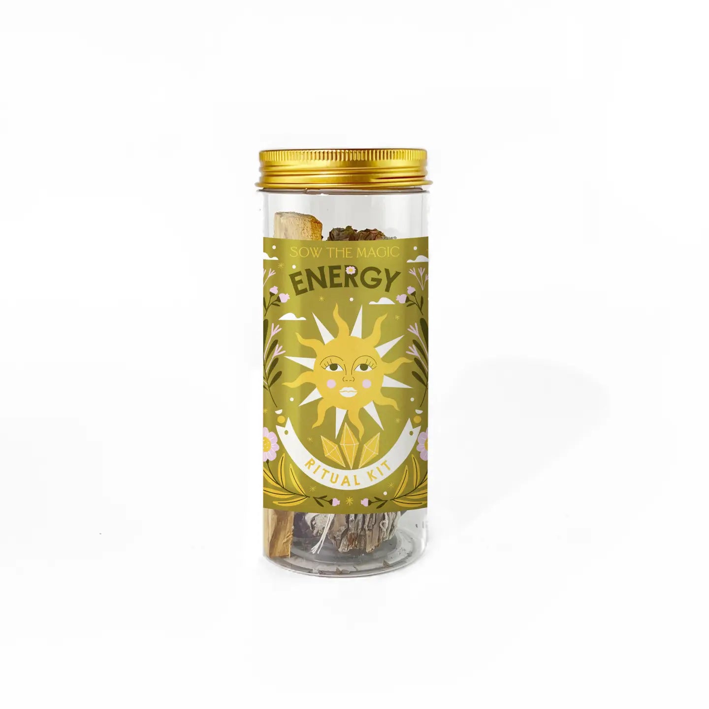 Energy Ritual Kit with Aventurine, Palo Santo + Sage.