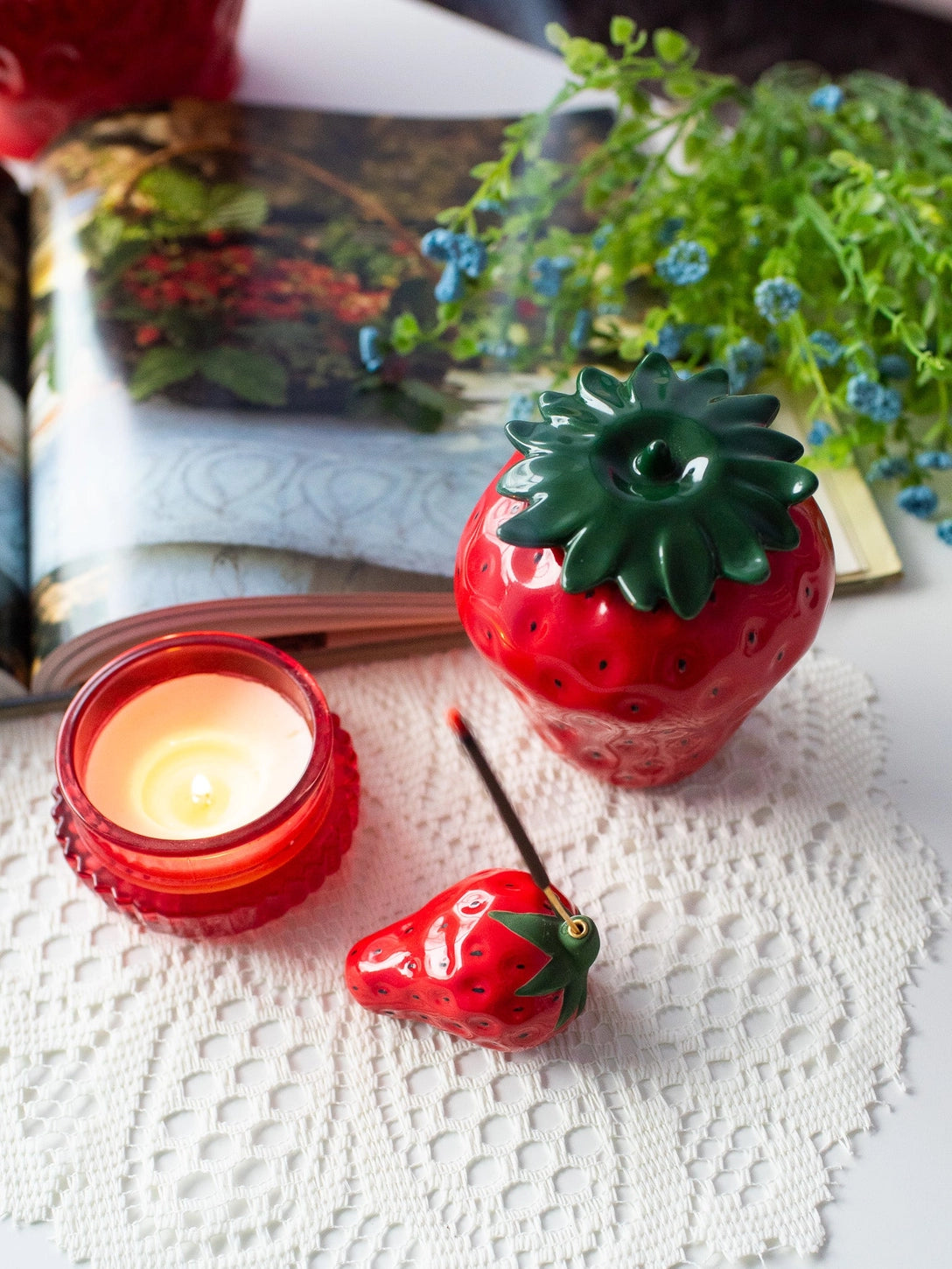 Strawberry Incense Burner