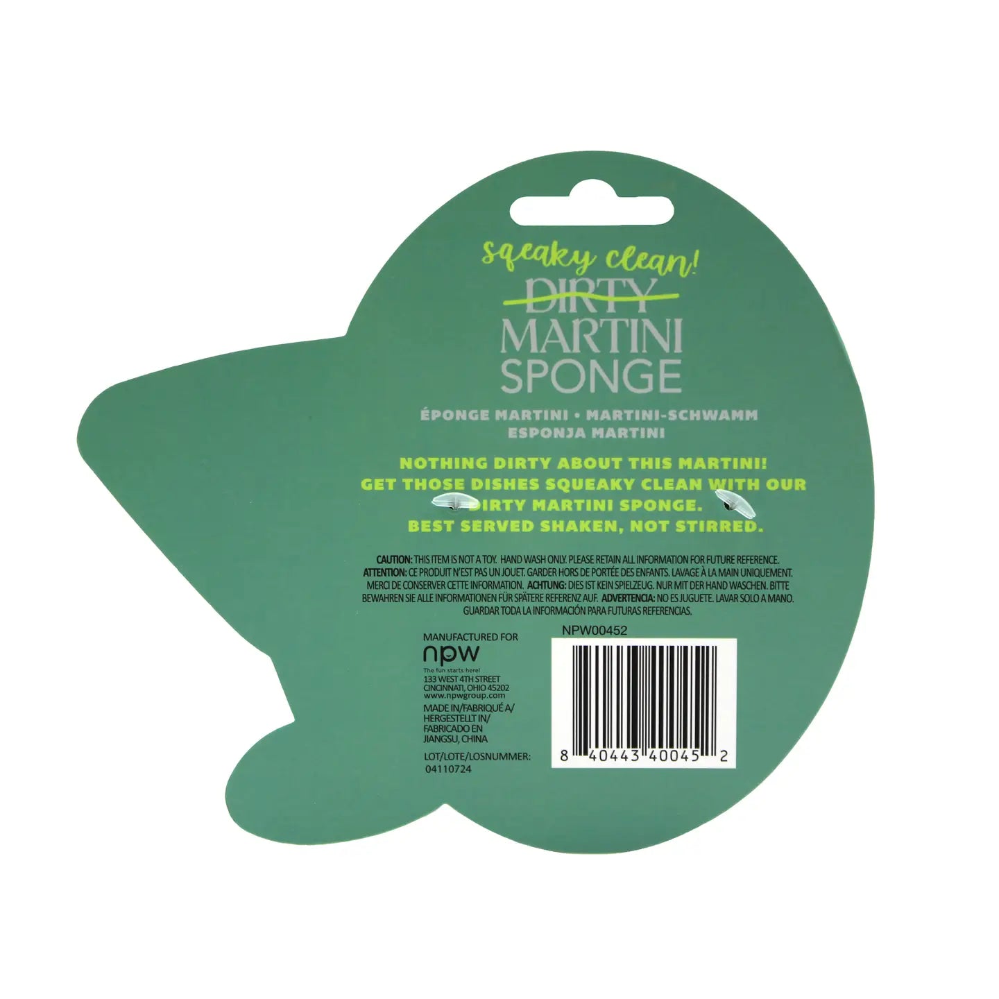 Dirty Martini Olive Sponge
