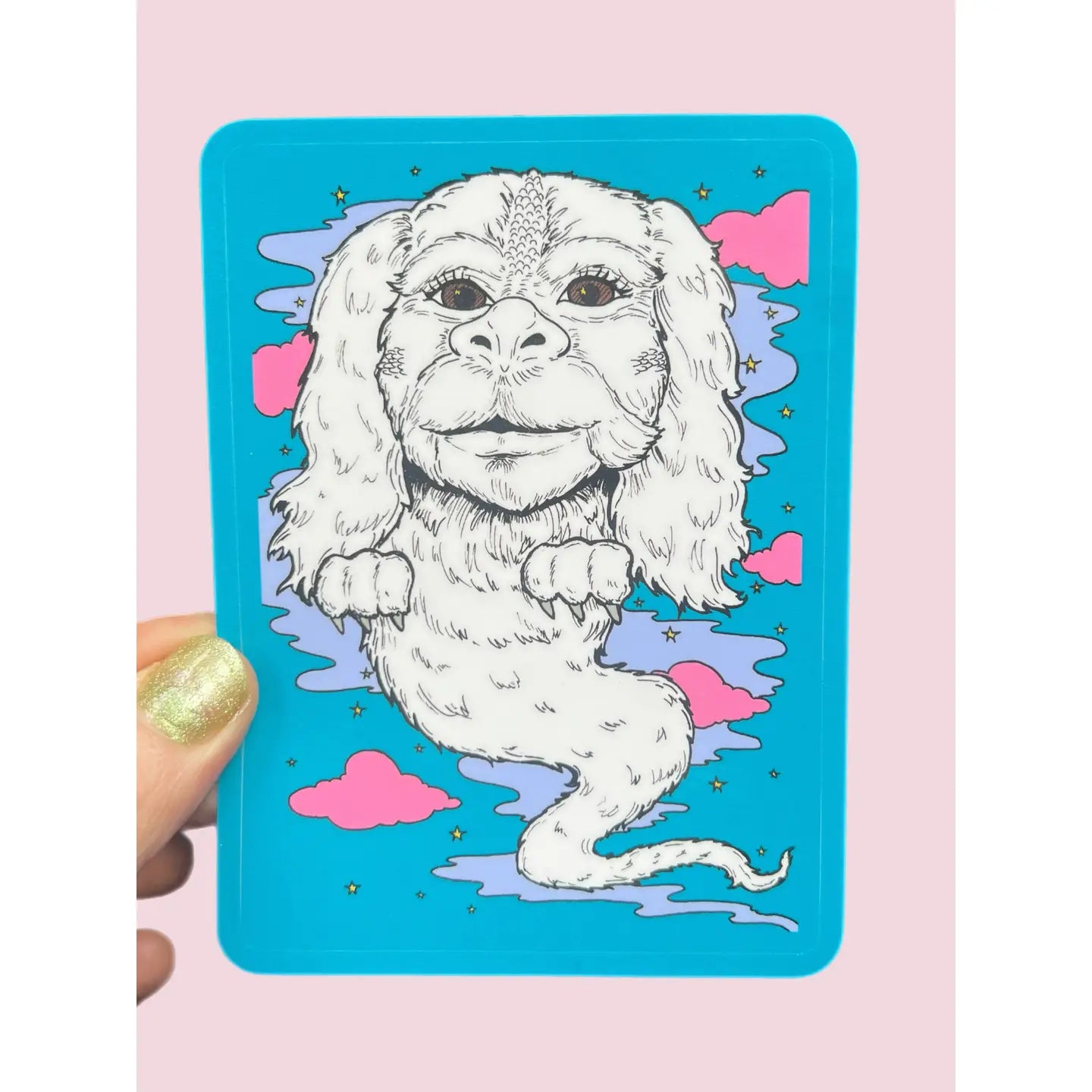 Neverending Story Falkor the Luckdragon Sticker 3 Inch