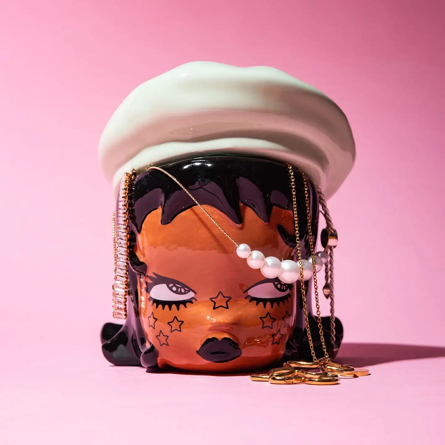 Valfre Ramona Ceramic Storage Jar - Green Beret