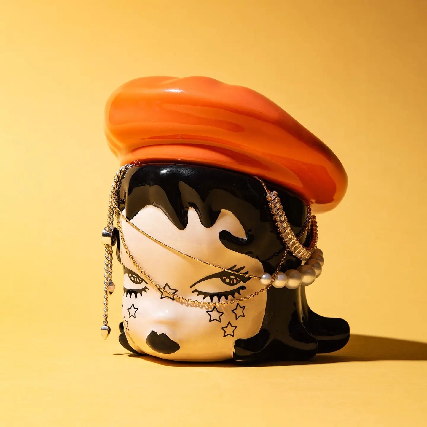 Valfre Ramona Ceramic Storage Jar - Red Beret