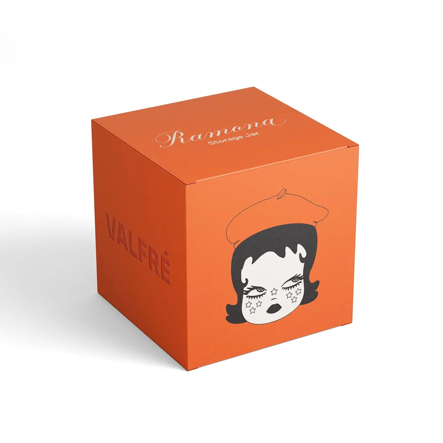 Valfre Ramona Ceramic Storage Jar - Red Beret