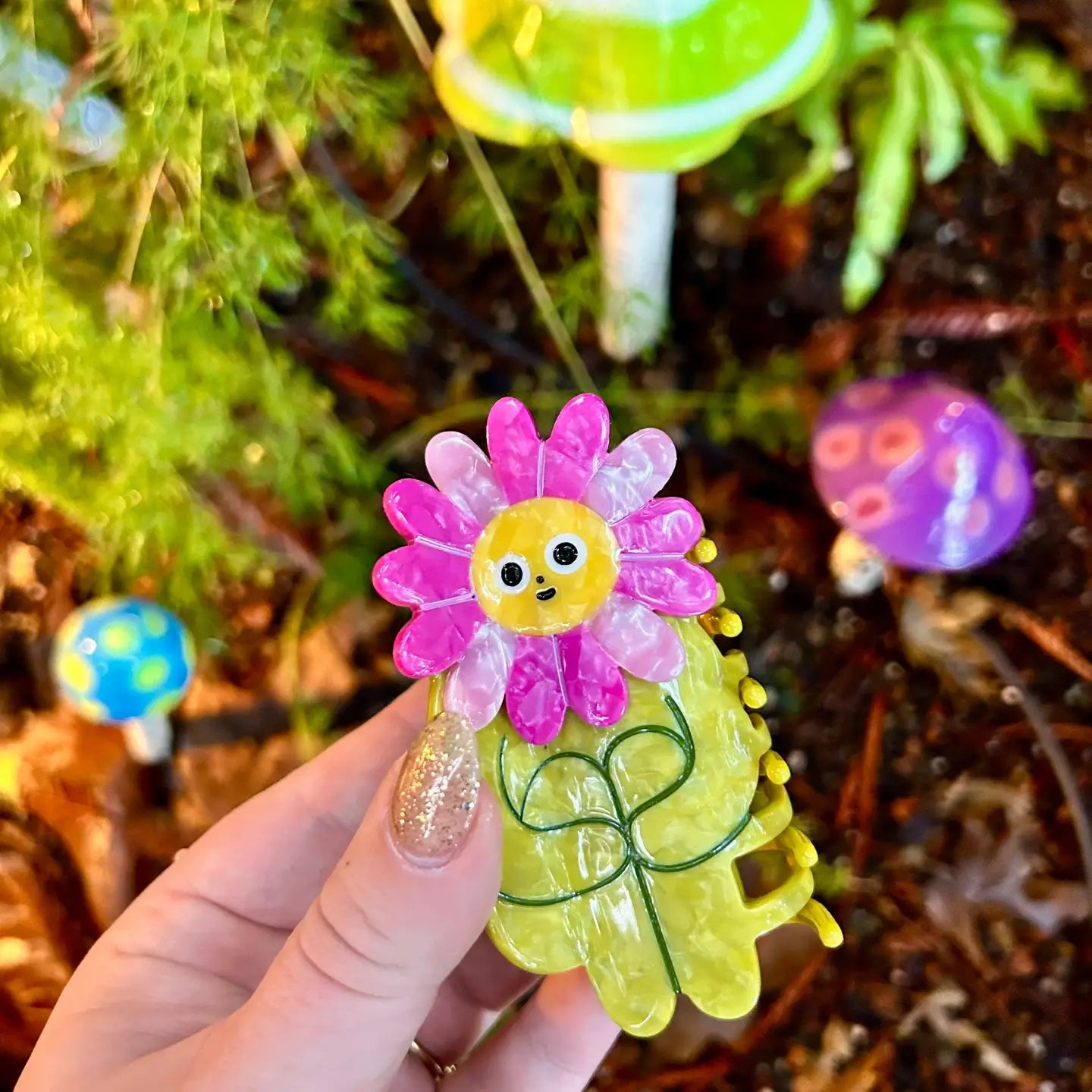 Flower Boy Hair Claw Clip