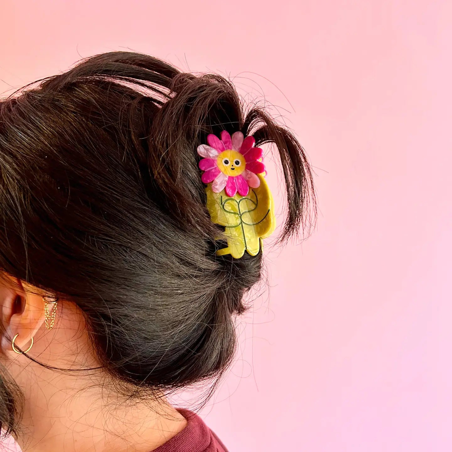 Flower Boy Hair Claw Clip