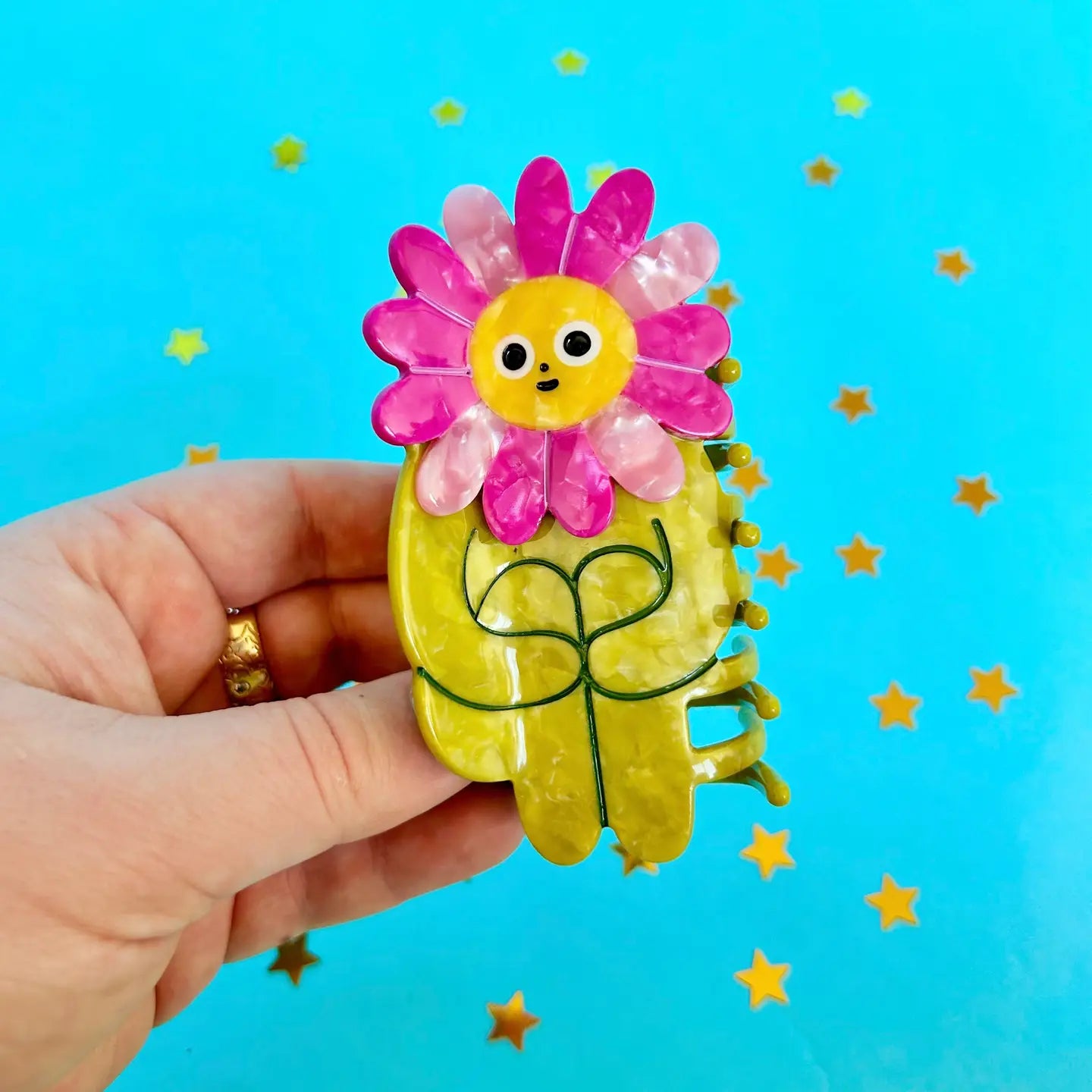 Flower Boy Hair Claw Clip