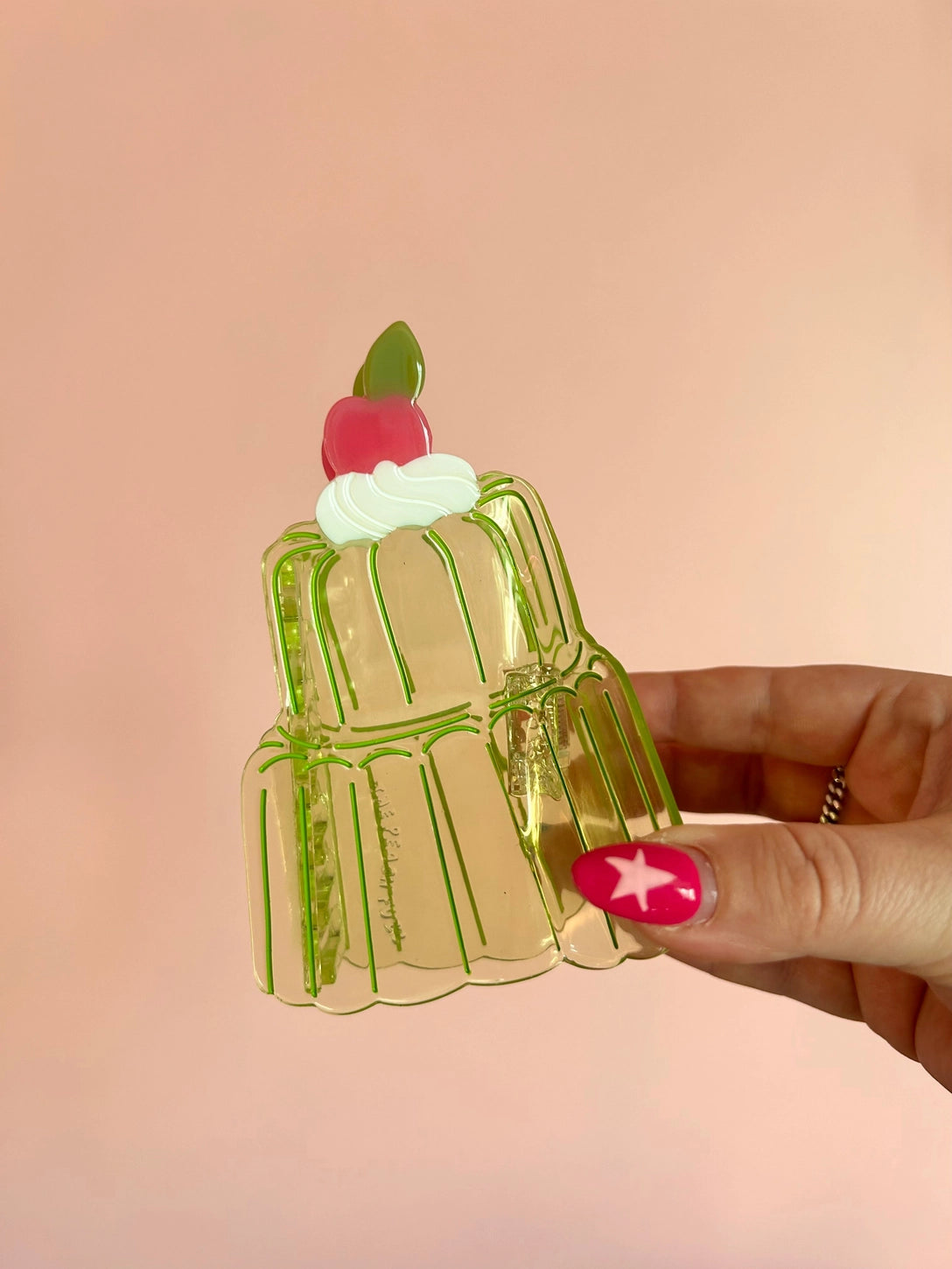 Jello Cake Hair Claw Clip