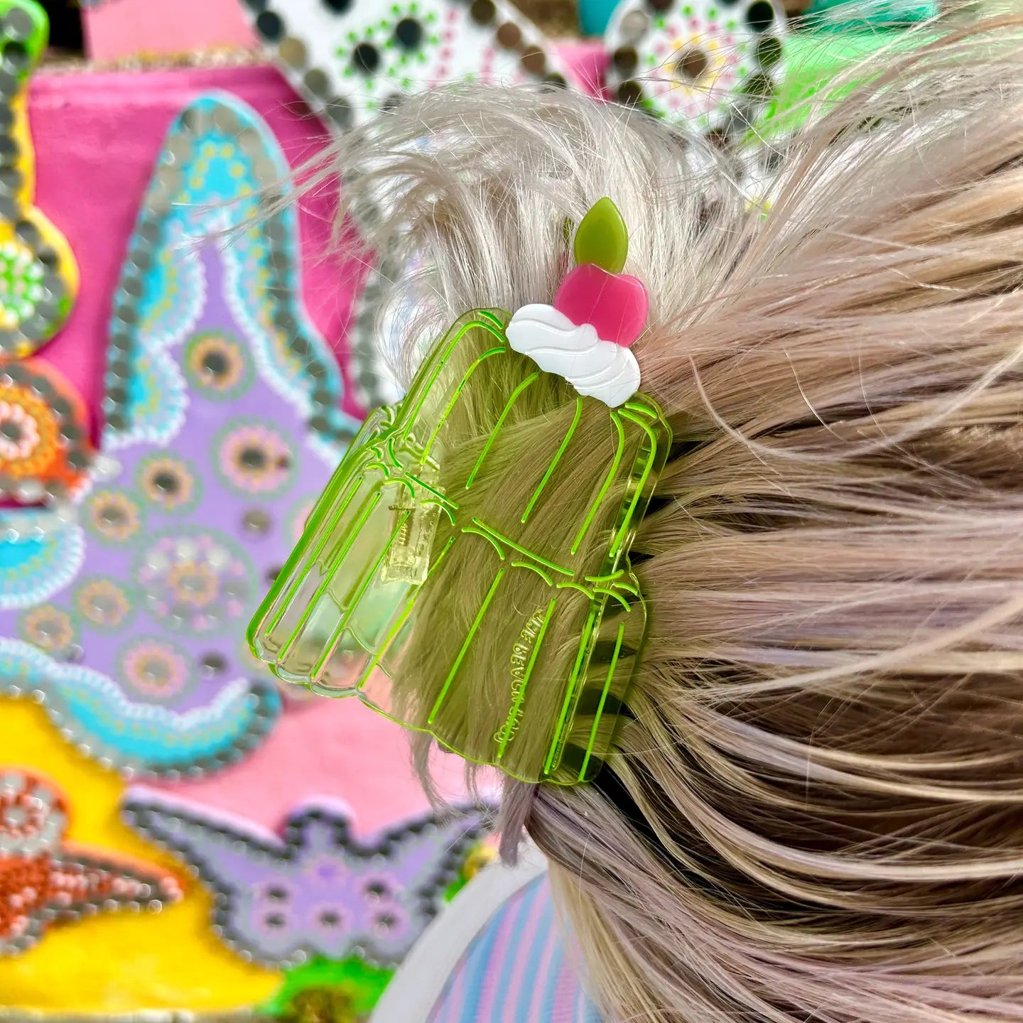 Jello Cake Hair Claw Clip