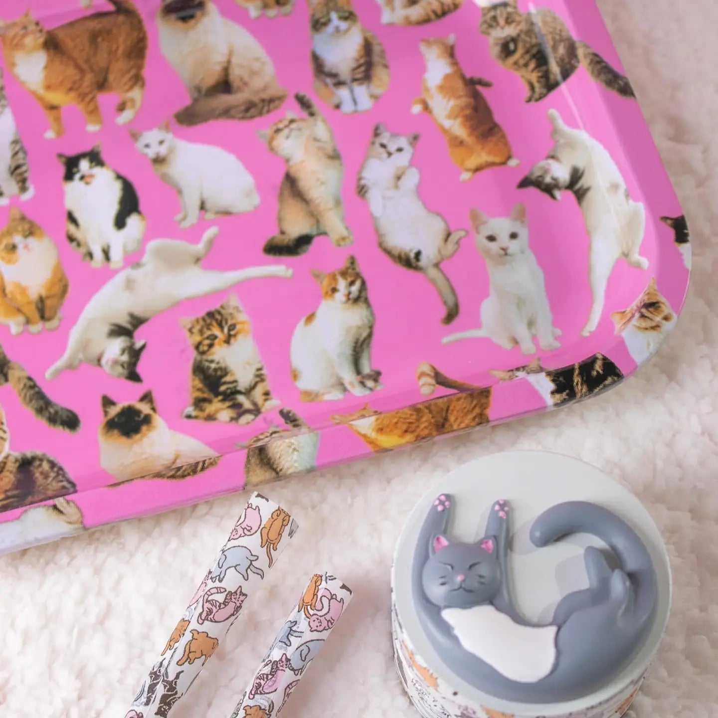 Cats Rolling Tray