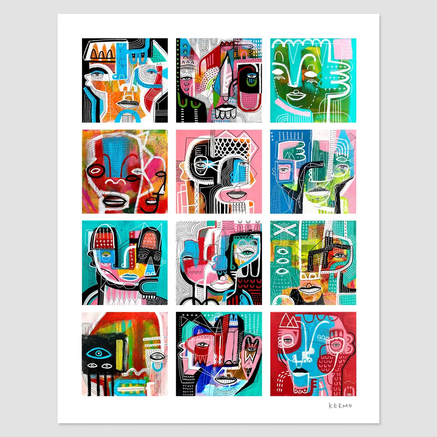 8x10 Keemo Gallery Signed Print - The Full Series Print