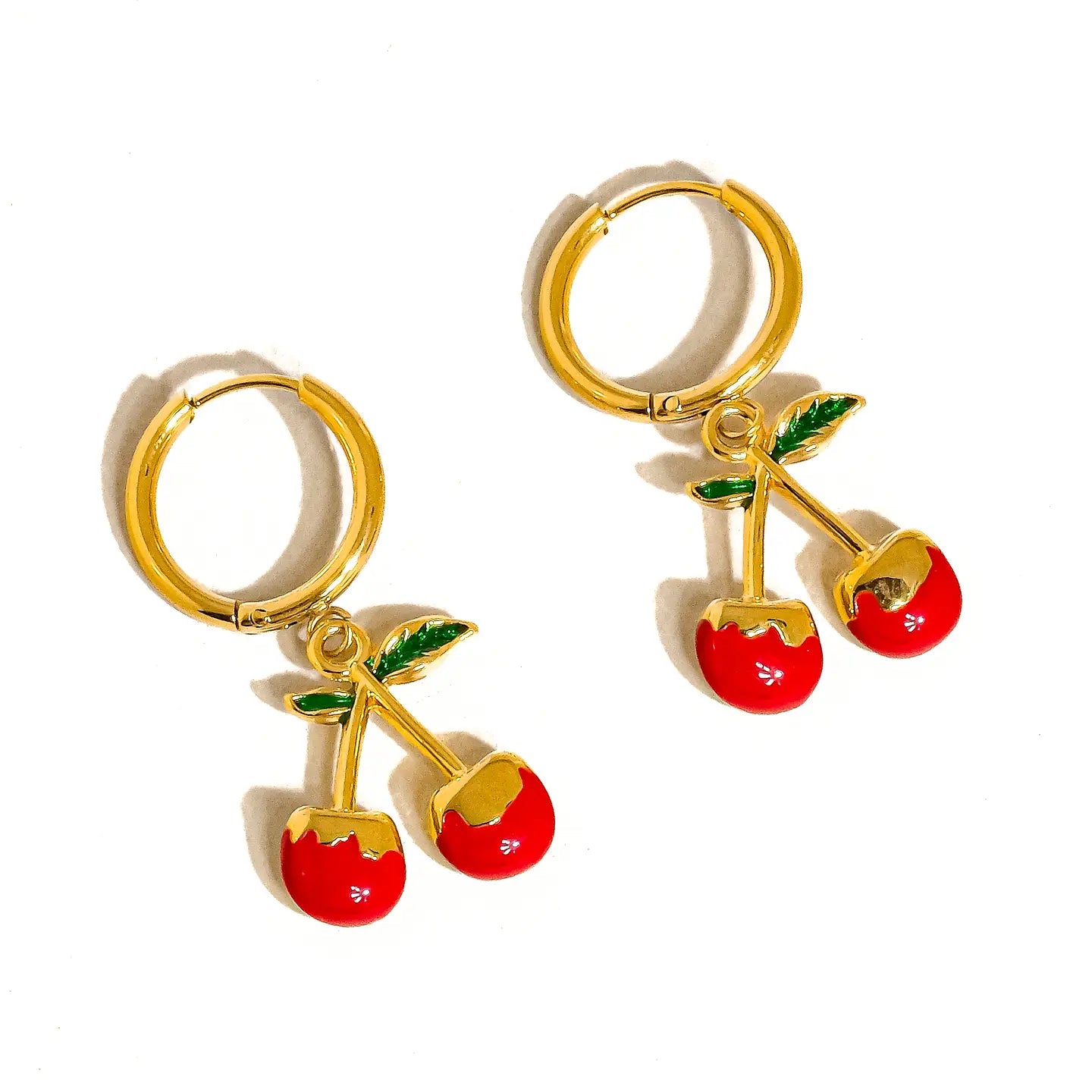 Côte 18K Gold Non-Tarnish Vintage Cherry Earring