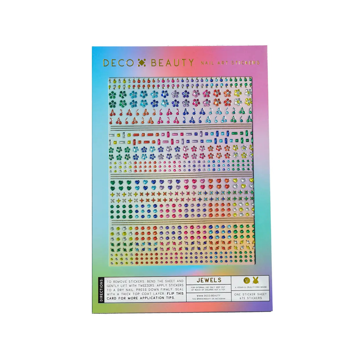 Nail Art Stickers - Micro Jewels
