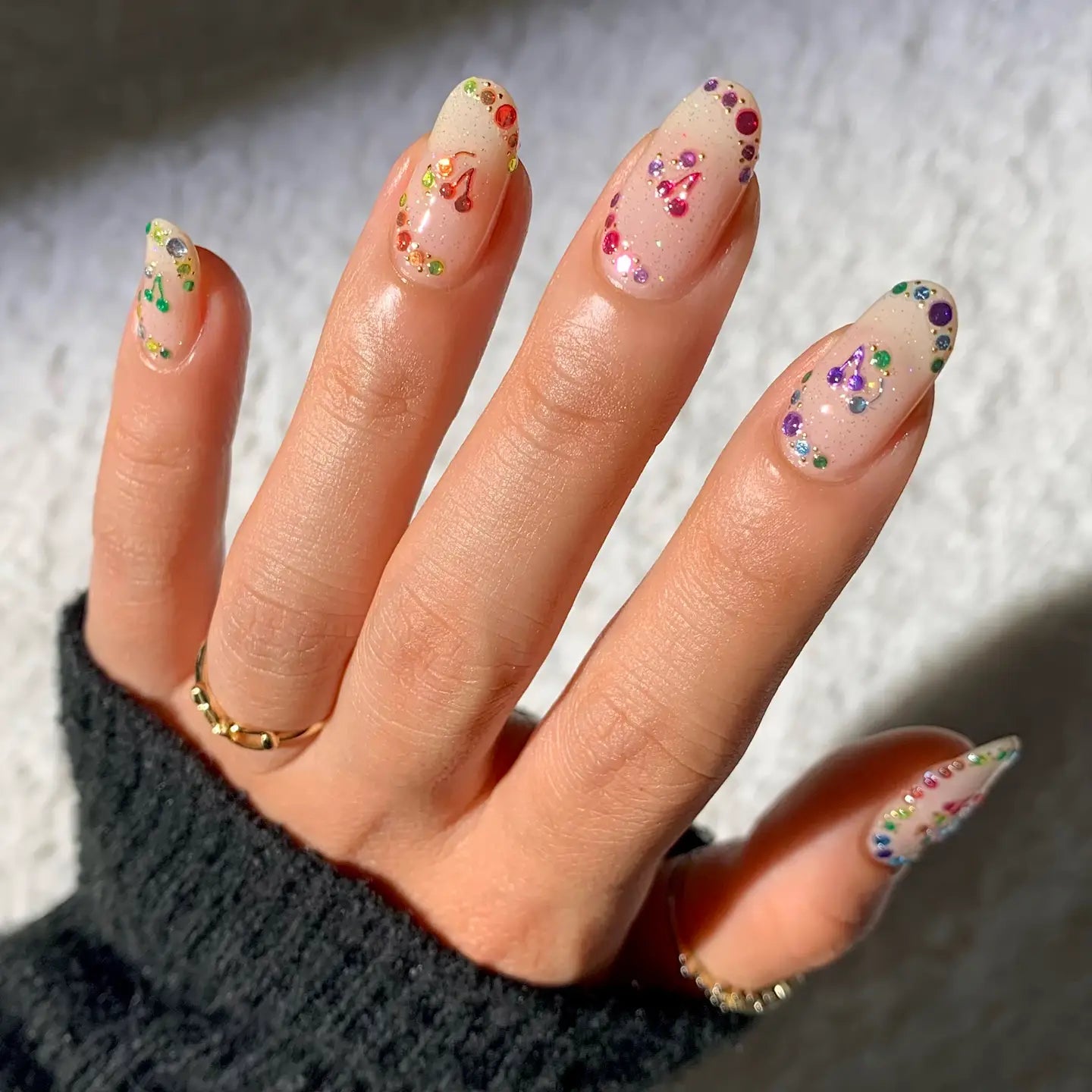 Nail Art Stickers - Micro Jewels