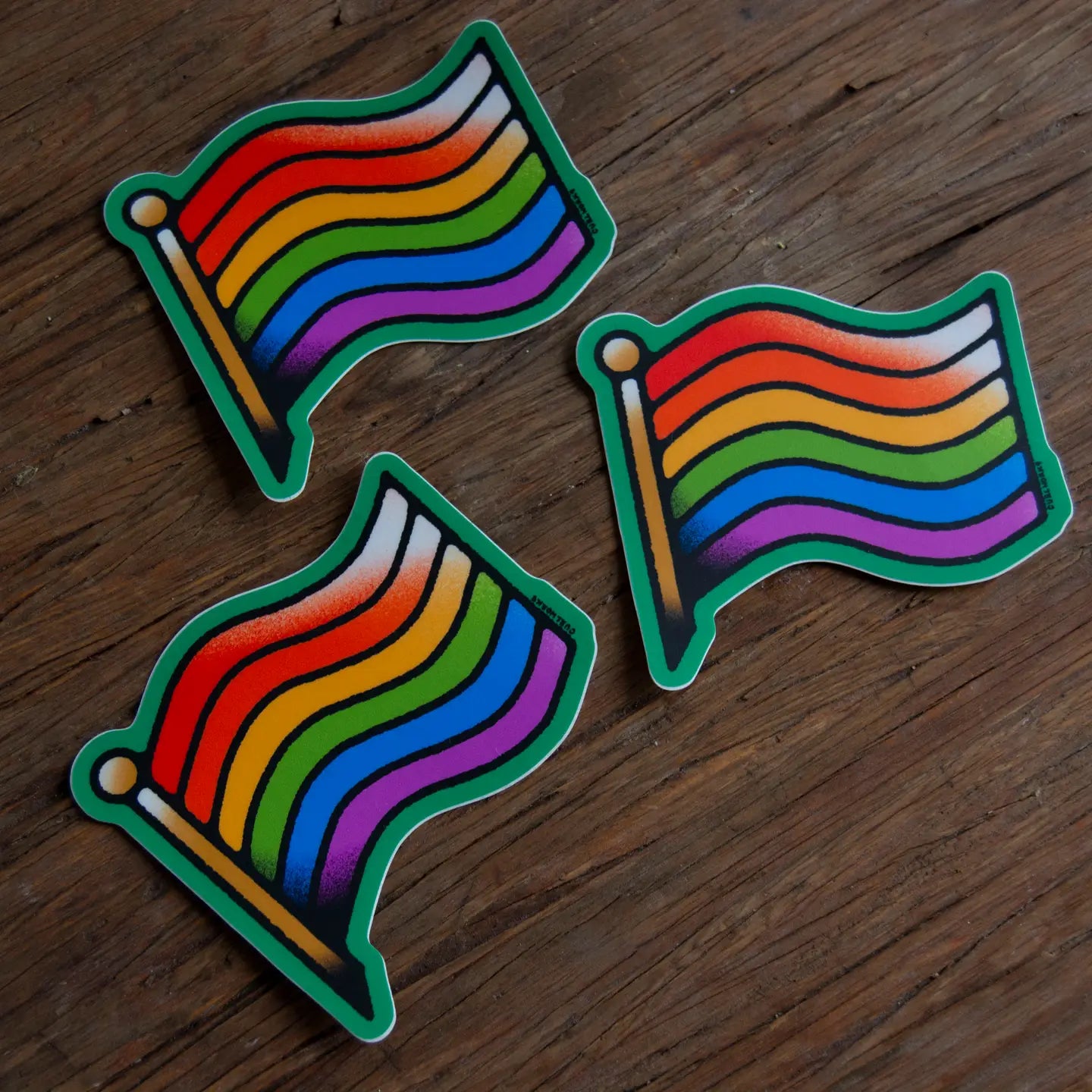 Gay Pride Flag Vinyl Sticker