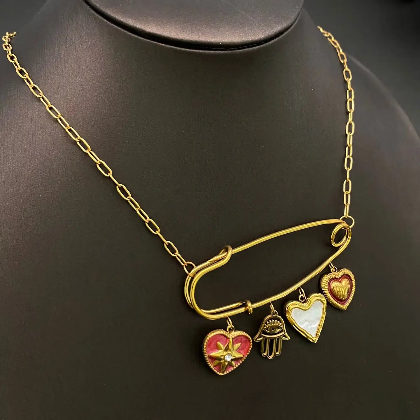 Safety Pin Necklace
