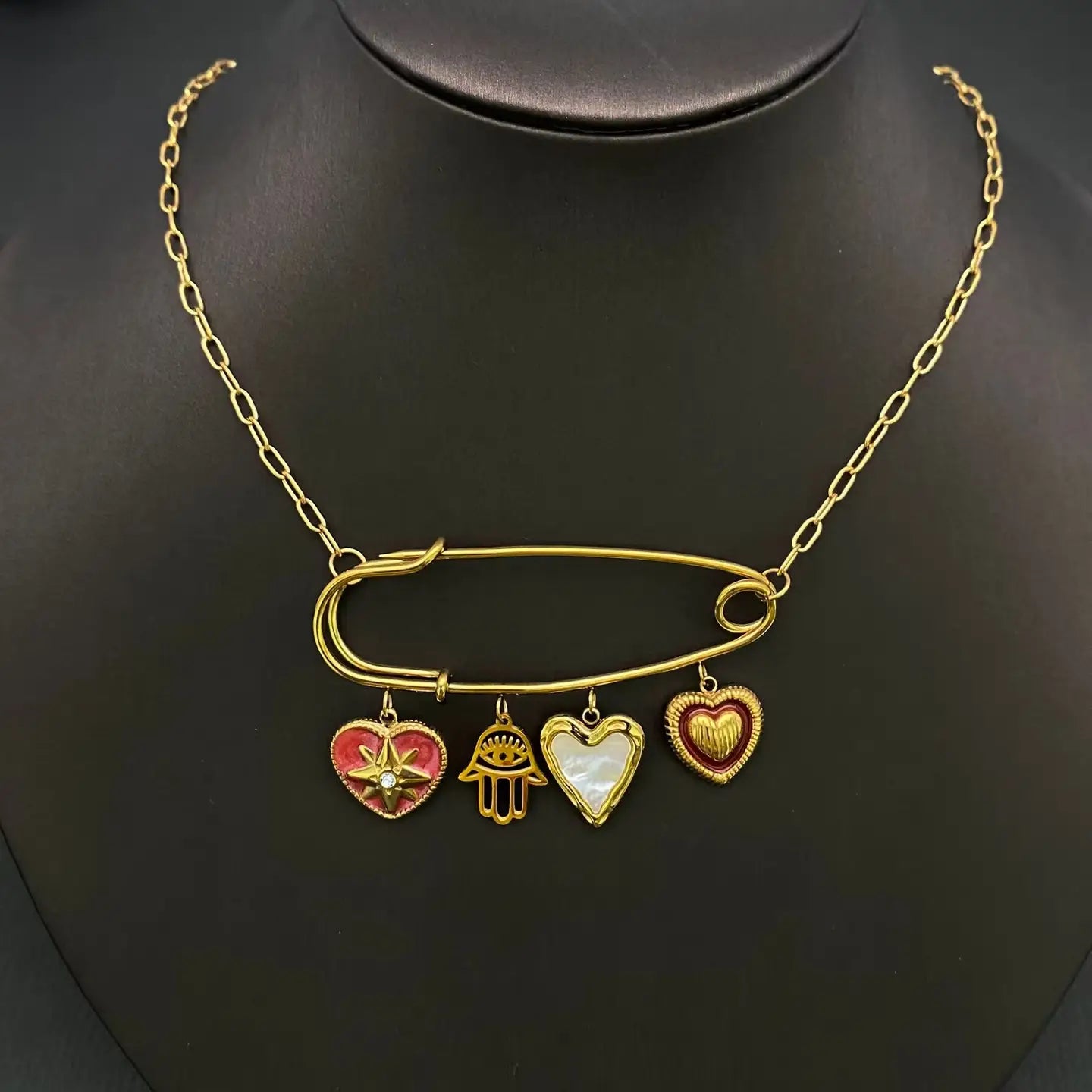 Safety Pin Necklace