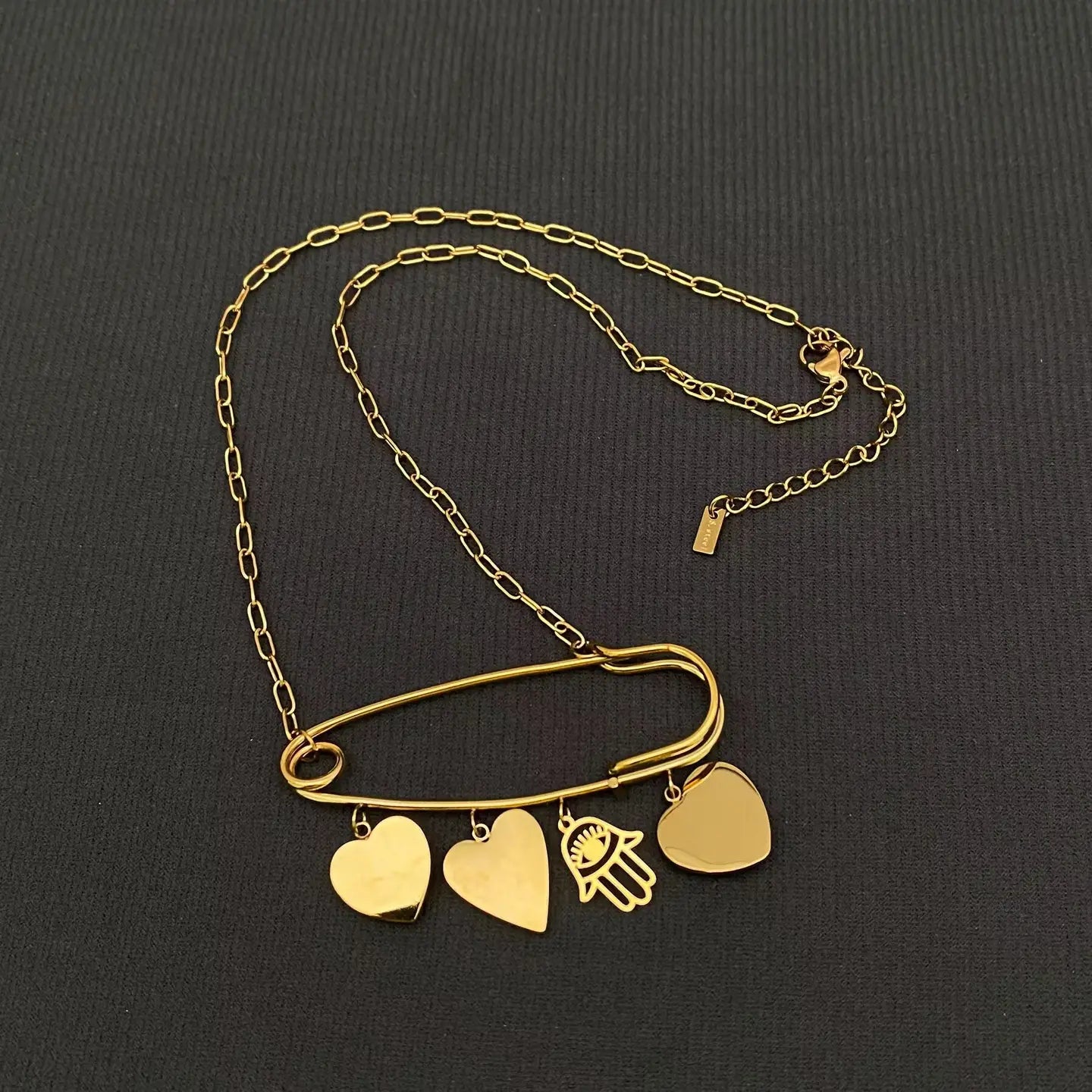 Safety Pin Necklace