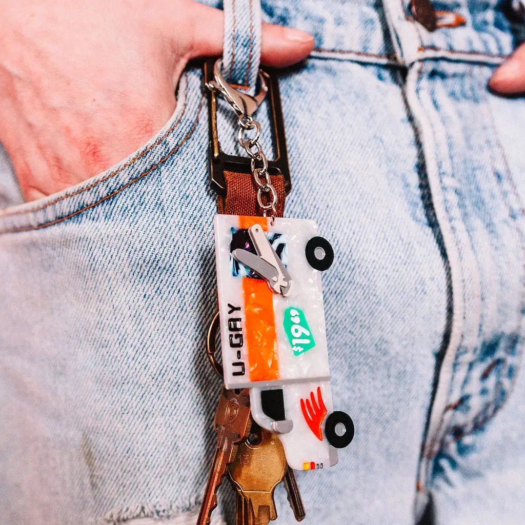 U-Gay Moving Truck Keychain