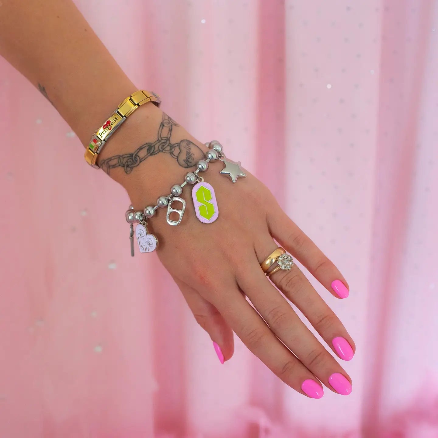 Star Girl Charm Bracelet