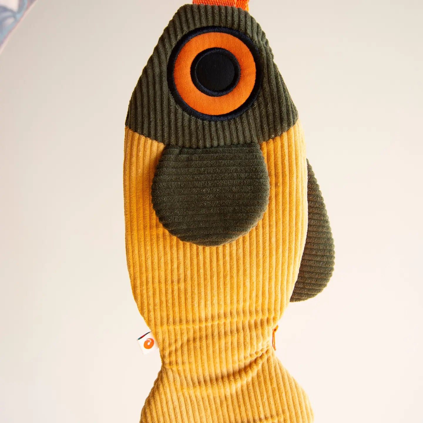 The Fish Bag - Mustard & Forrest Green