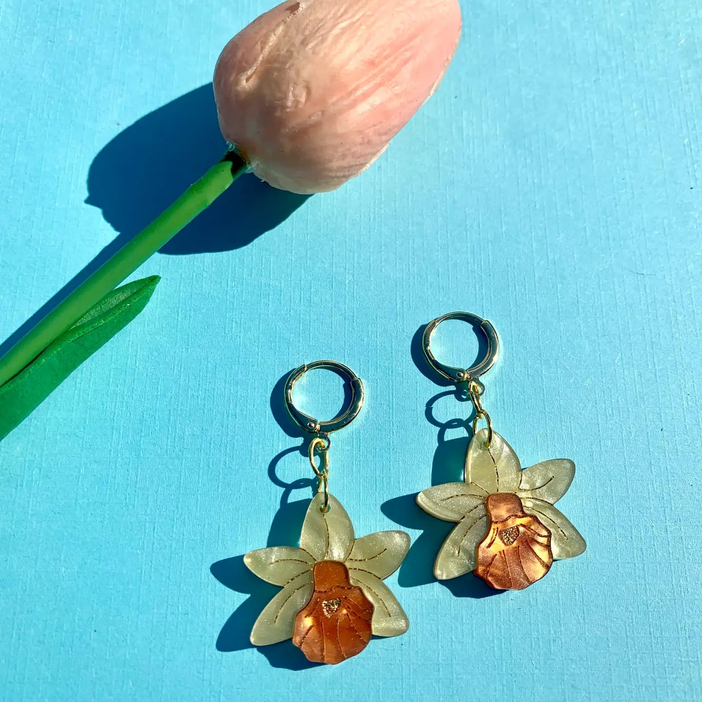Baby Daffodil Earrings