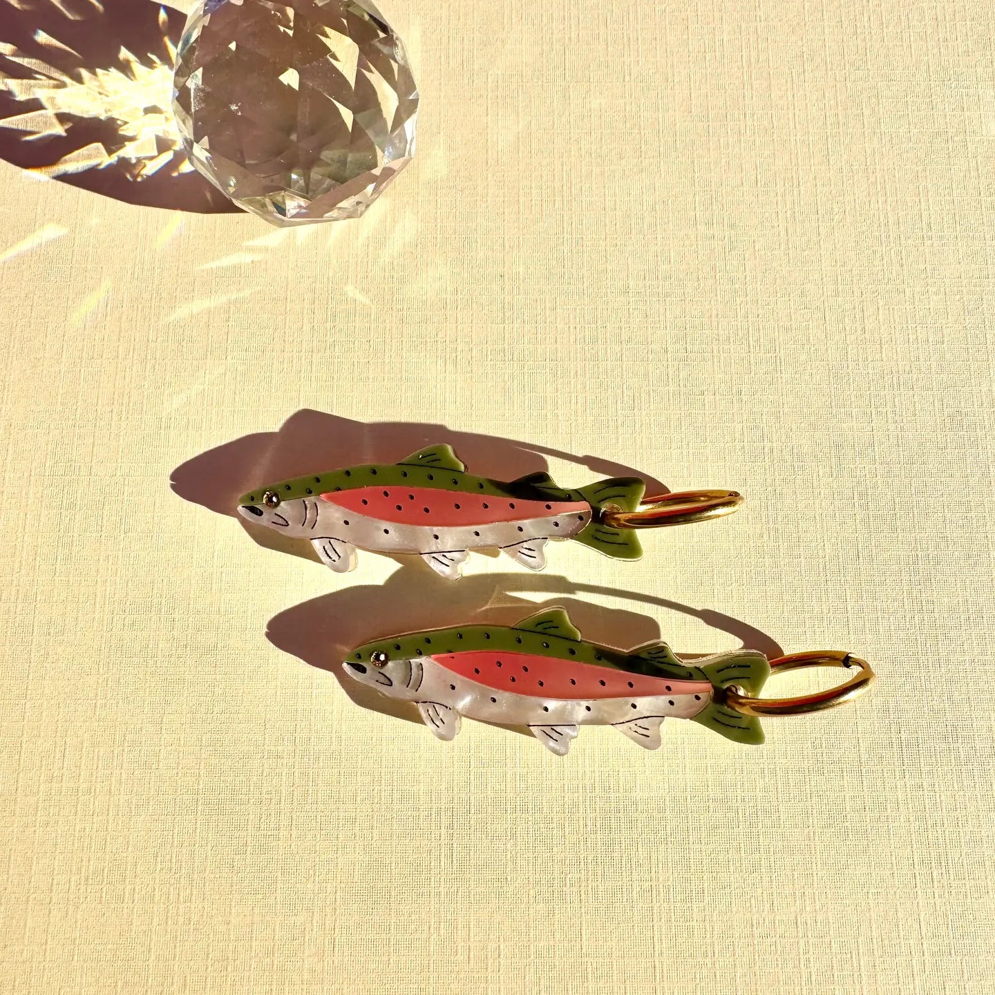 Rainbow Trout Earrings
