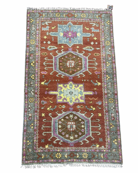 Turkish Wool Rug - 3FT x 5FT