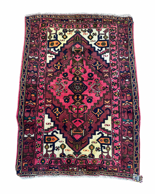 Turkish Wool Rug - 4.4FT x 3.2FT
