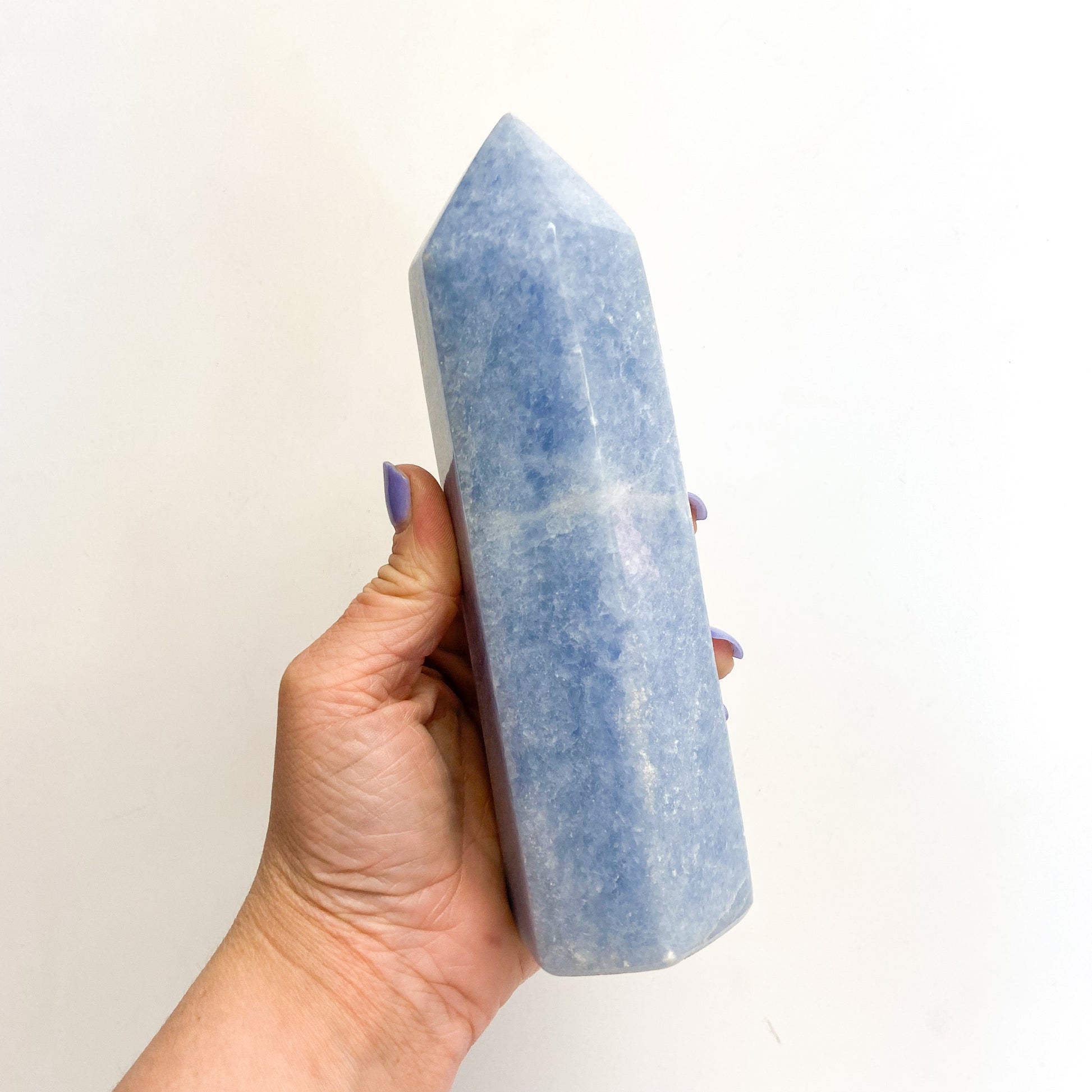 Celestite Crystal Point.