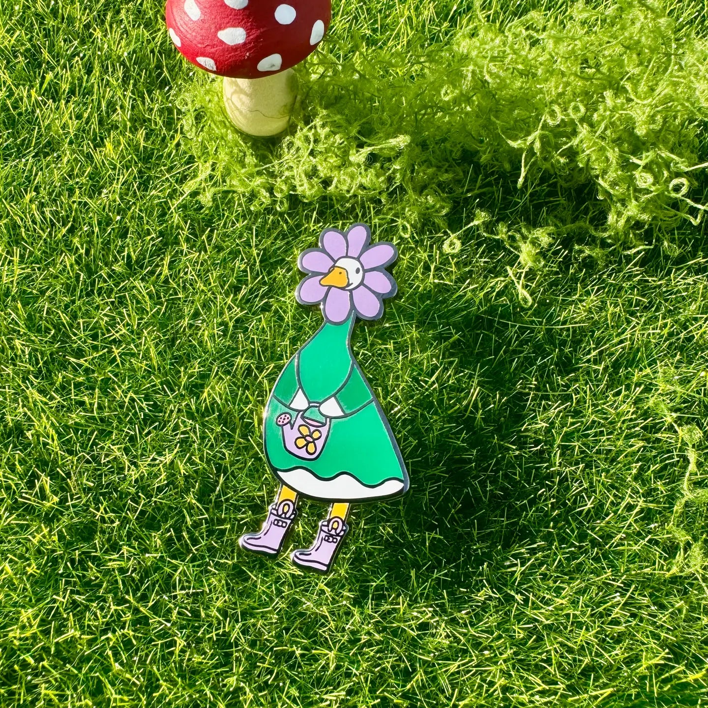 Goose Springsteen Enamel Pin