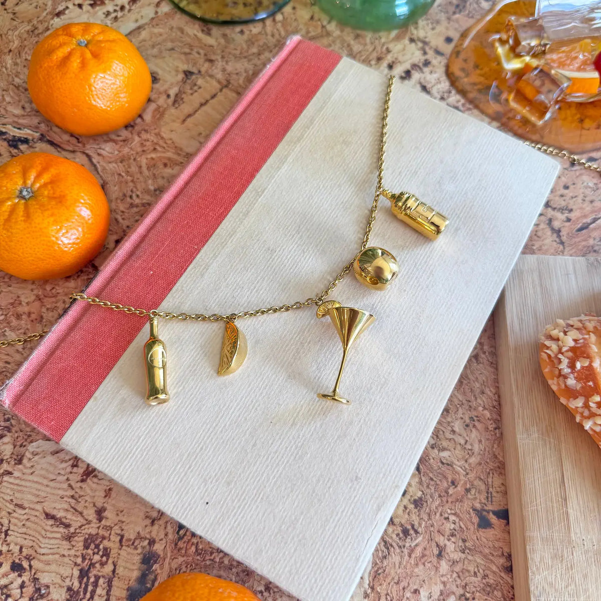 Martini Charm Necklace