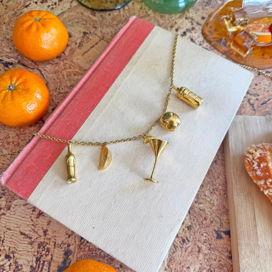 Martini Charm Necklace