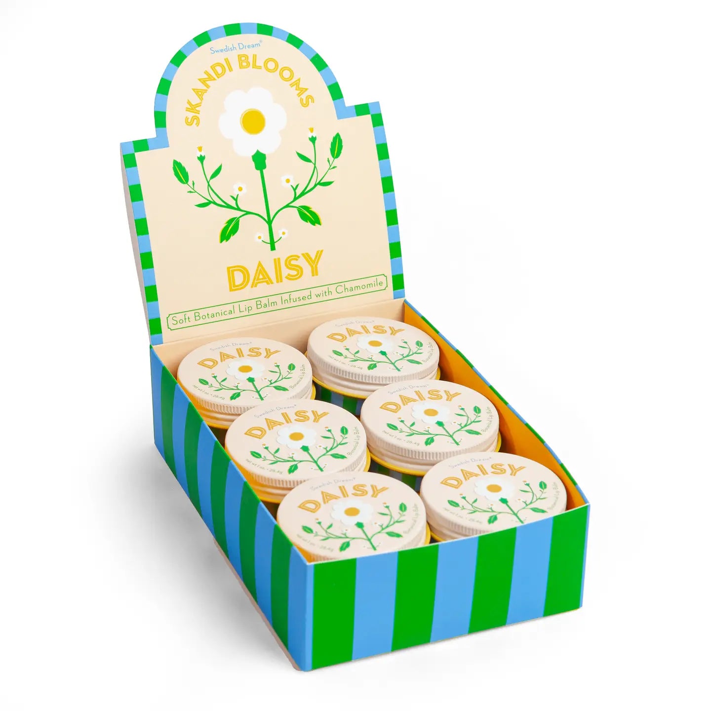 Skandi Blooms Daisy Botanical Lip Balm.