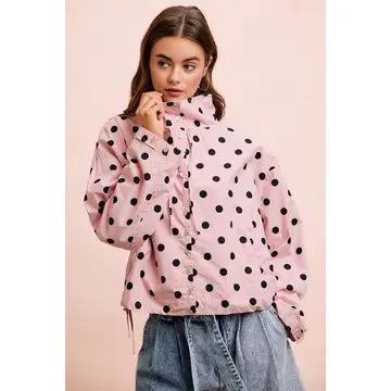 Polka Dot Windbreaker.