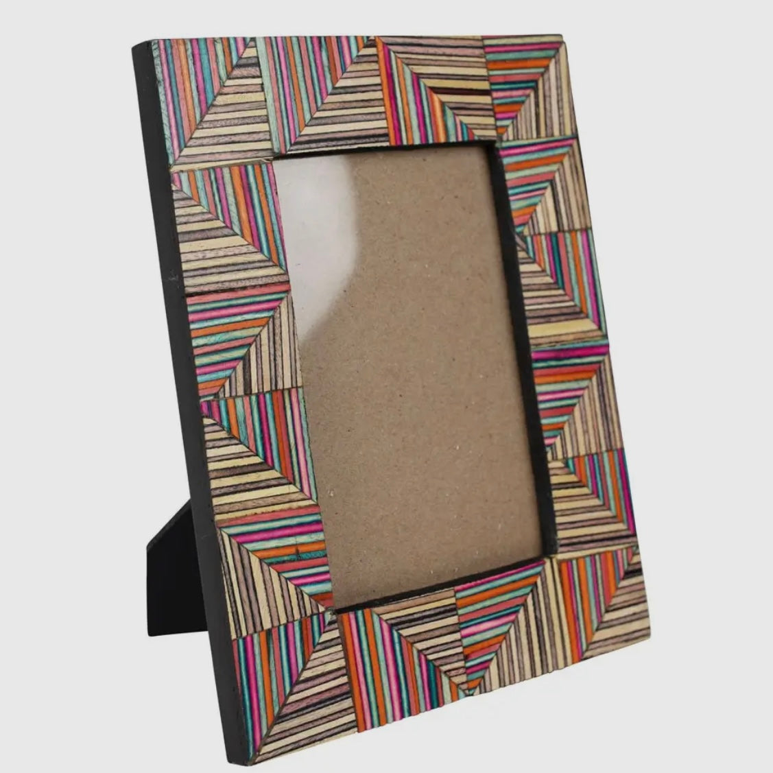 4x6 Prism Rainbow Wood Frame